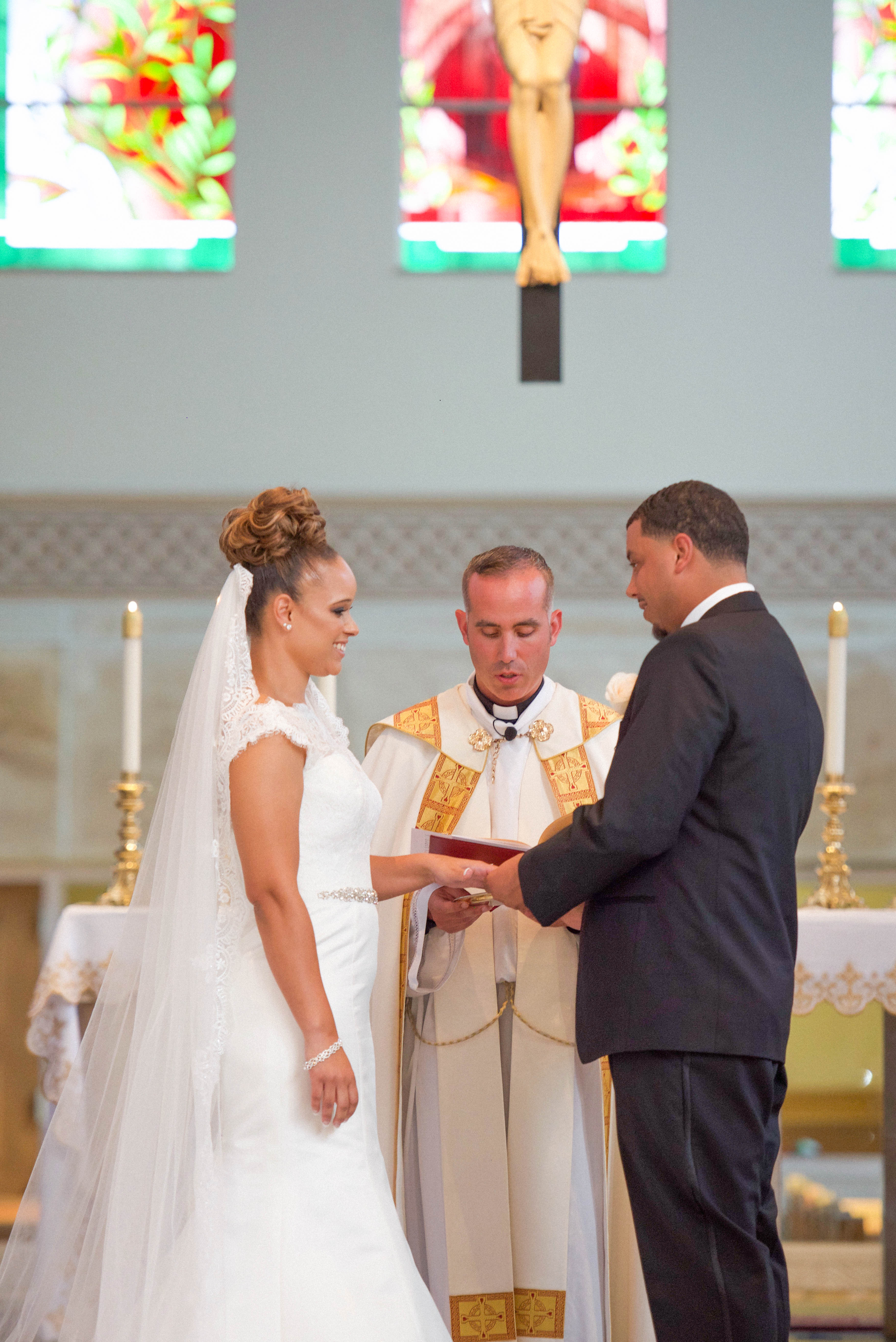 Summer Wedding At St. Catharine of Siena Church Columbus Ohio Sweet Williams Photography