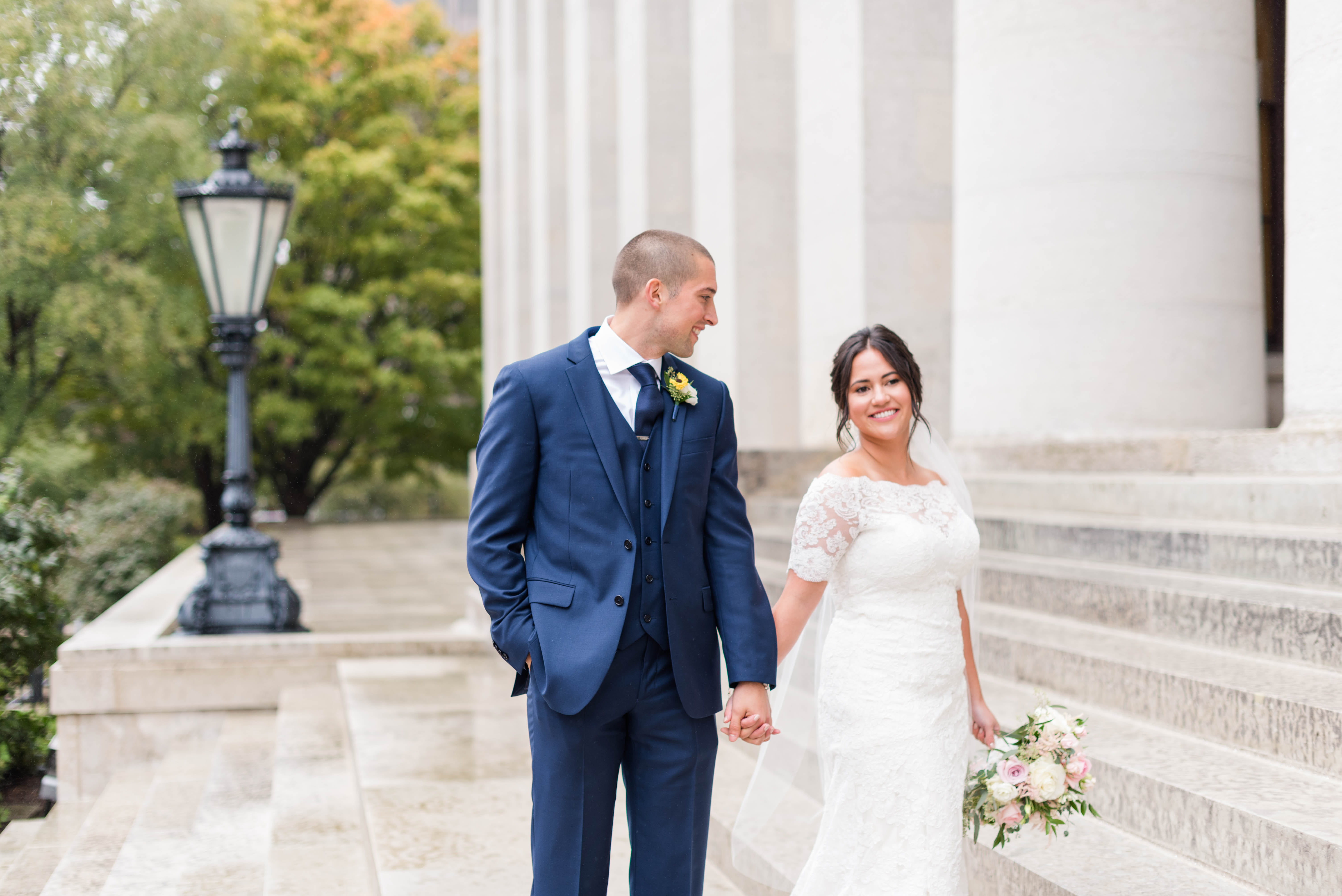 Olivia and Corbin: Fall Wedding At The Statehouse