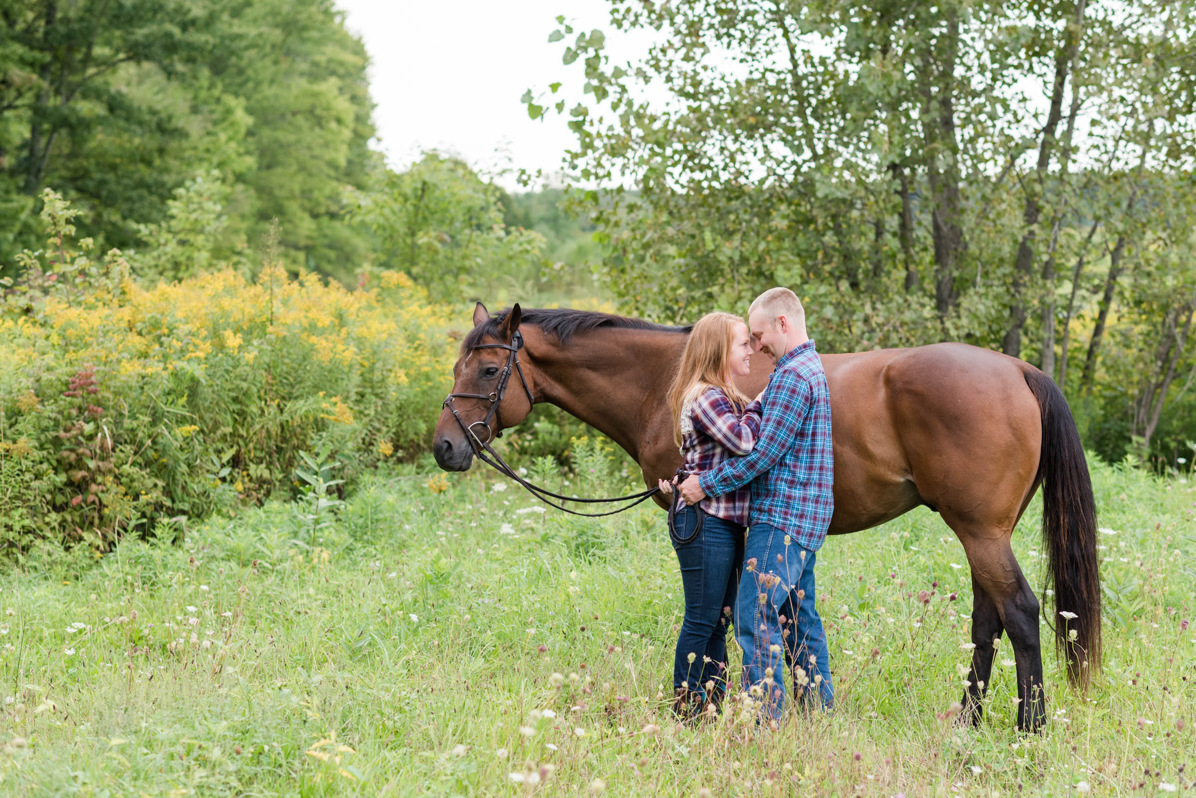 Katie and Marcus Engagement on Family Farm in Upstate New York
