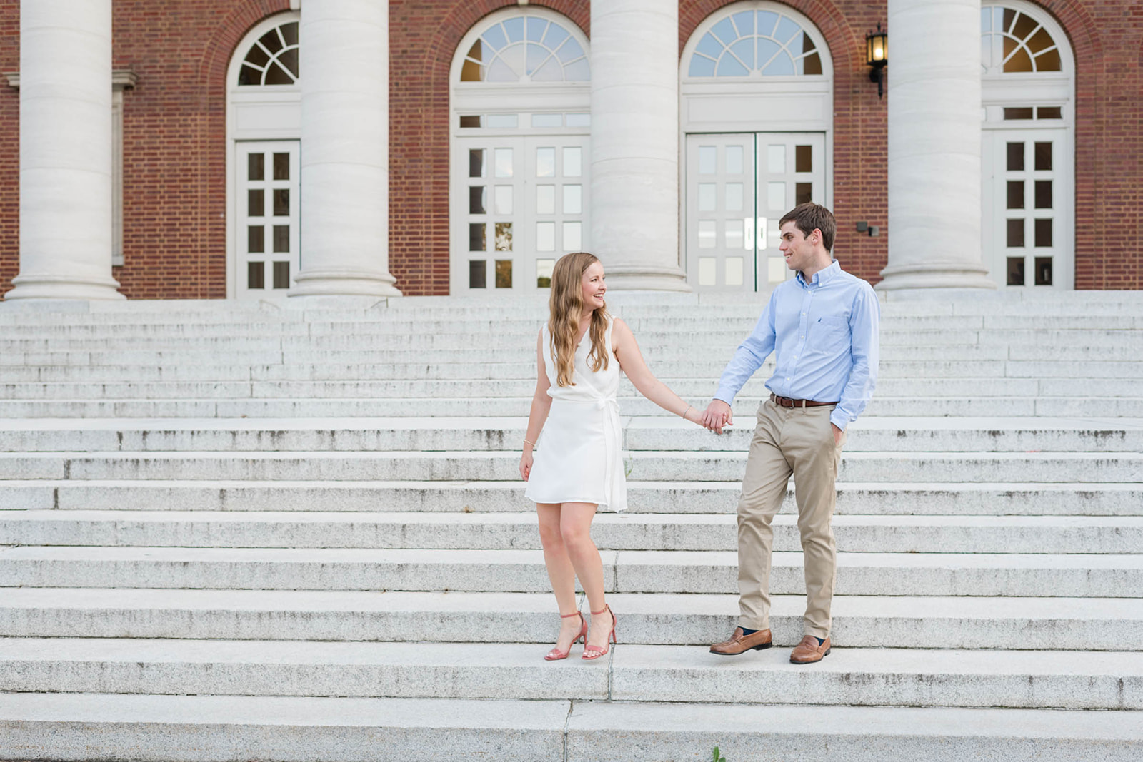 Lauren and Noah Engagement at Vanderbilt University - Nashville, Tennessee - Sweet Williams Photography