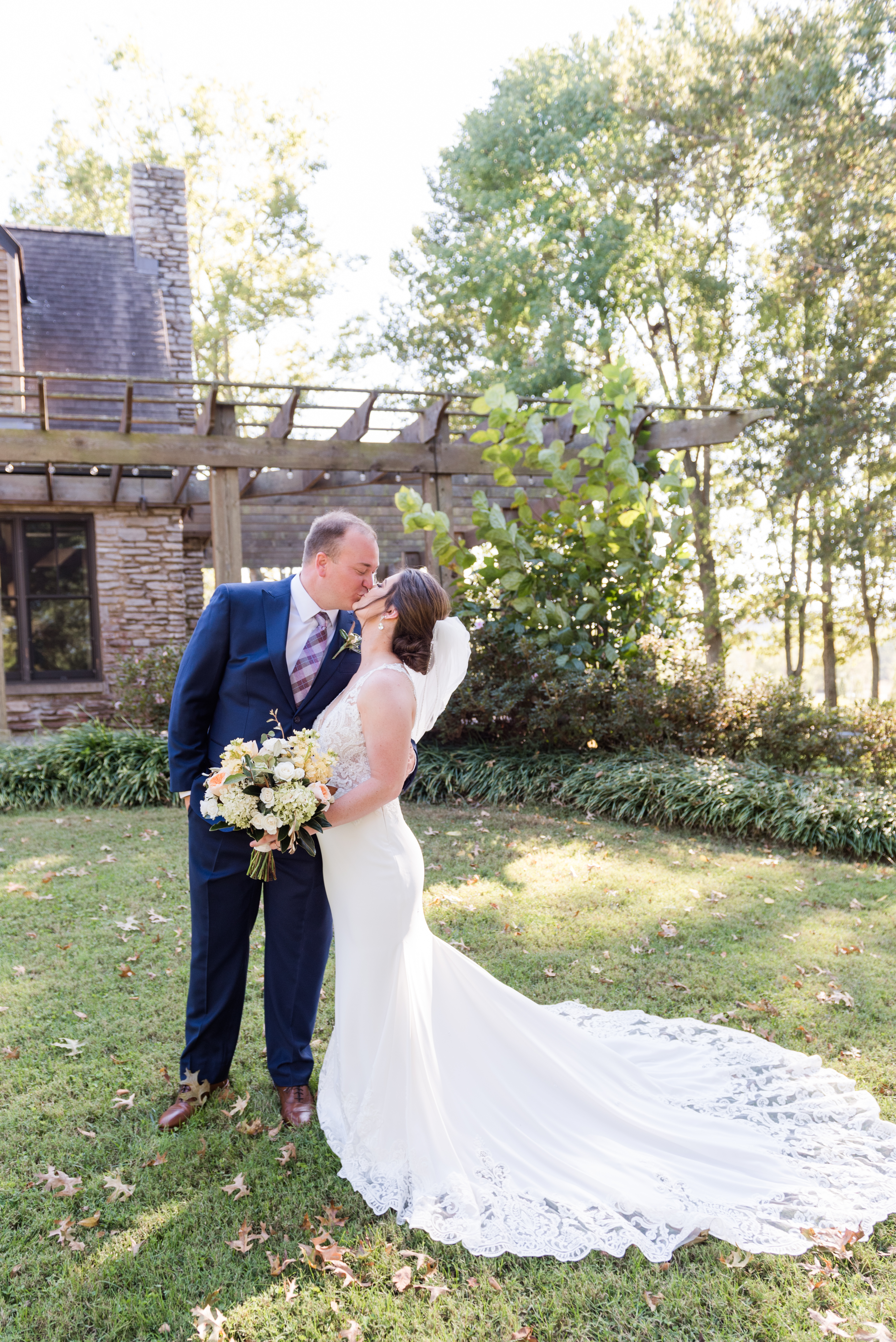 Elegant Fall Wedding at Arrington Vineyards Arrington, Tennessee