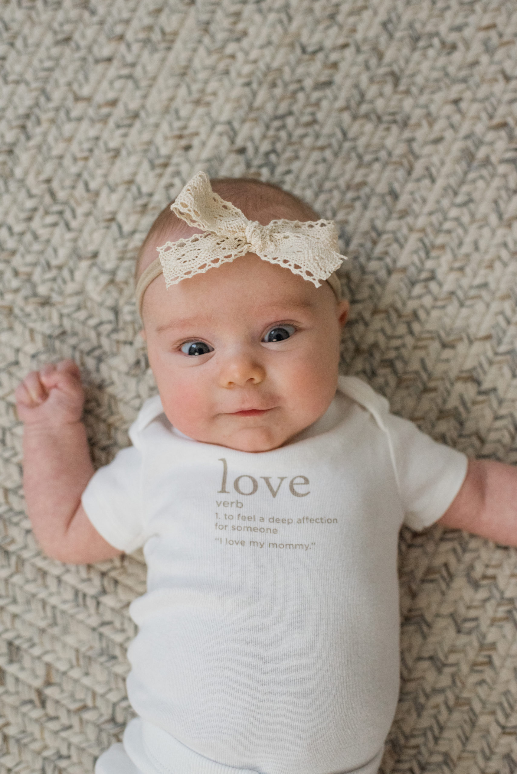 Olivia 2 Months Old - Sweet Williams Photography is a lifestyle, engagement, and wedding photographer serving the Nashville, Tennessee area and destination locations.