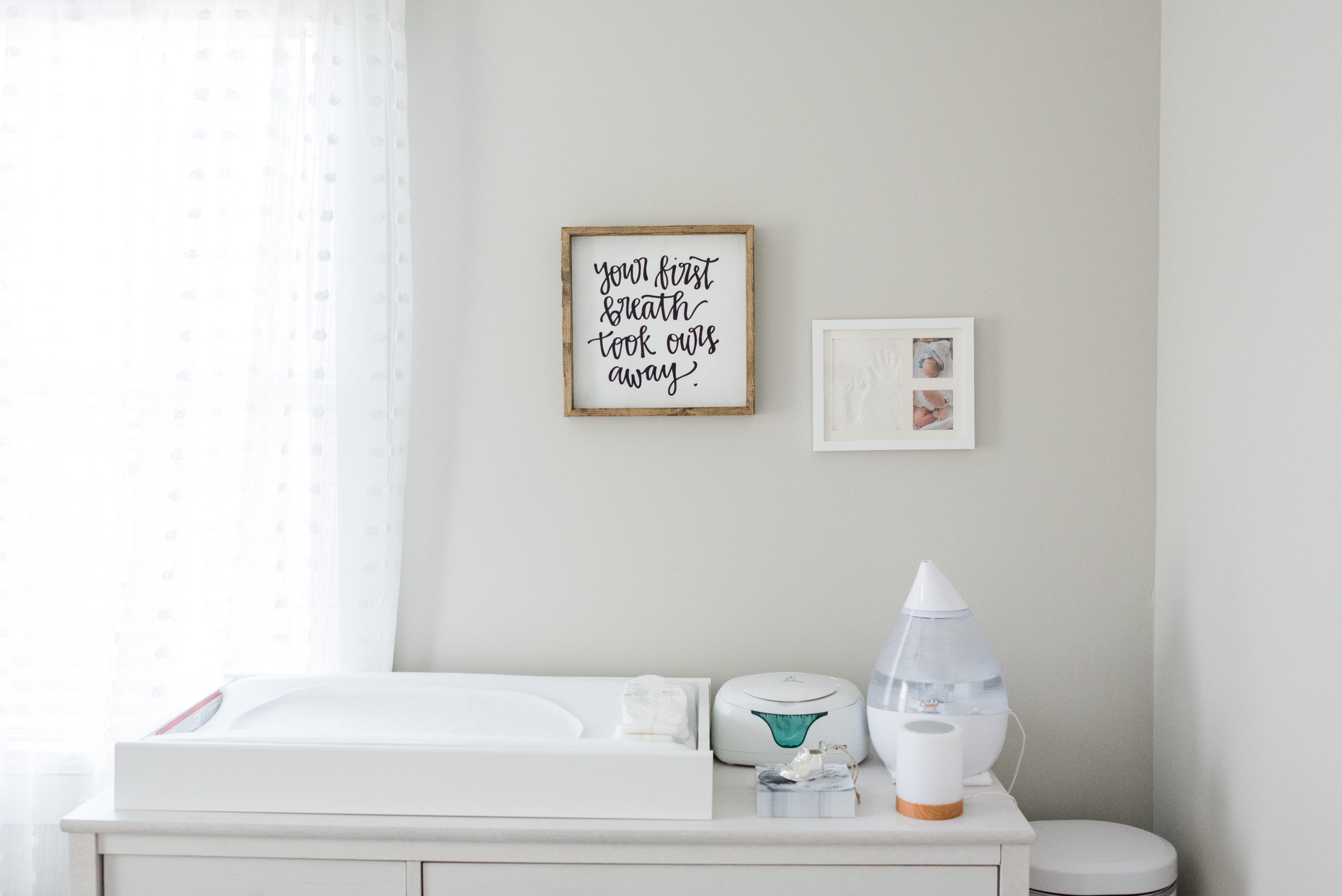 Olivia's Soft Gray and Neutral Lamb Baby Nursery - Sweet Williams Photography is a lifestyle, engagement and wedding photographer serving the Nashville, Tennessee area. 